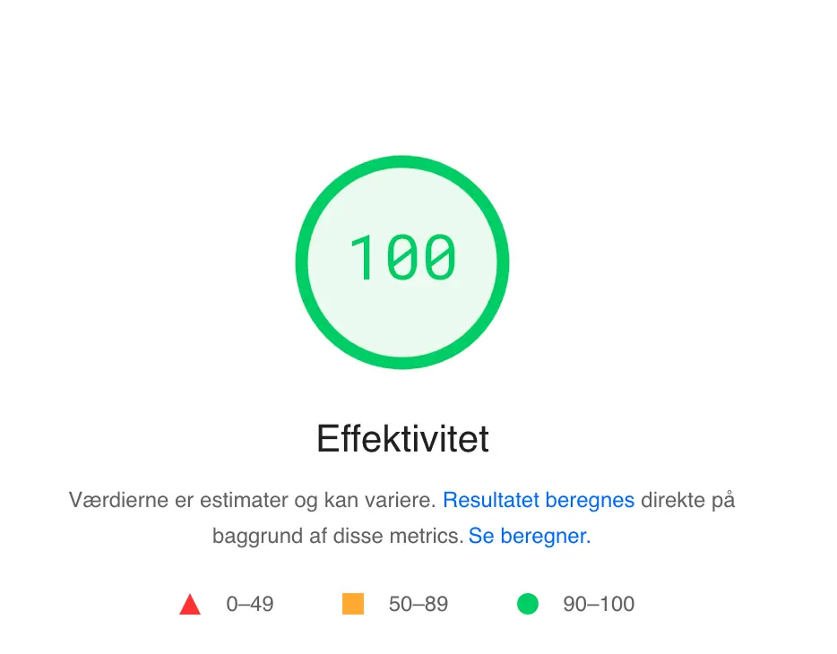 hastighedsoptimering af hjemmeside eller webshop